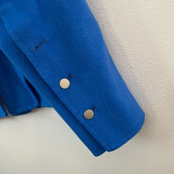 Blue Wool coat - Picture 3 of 10